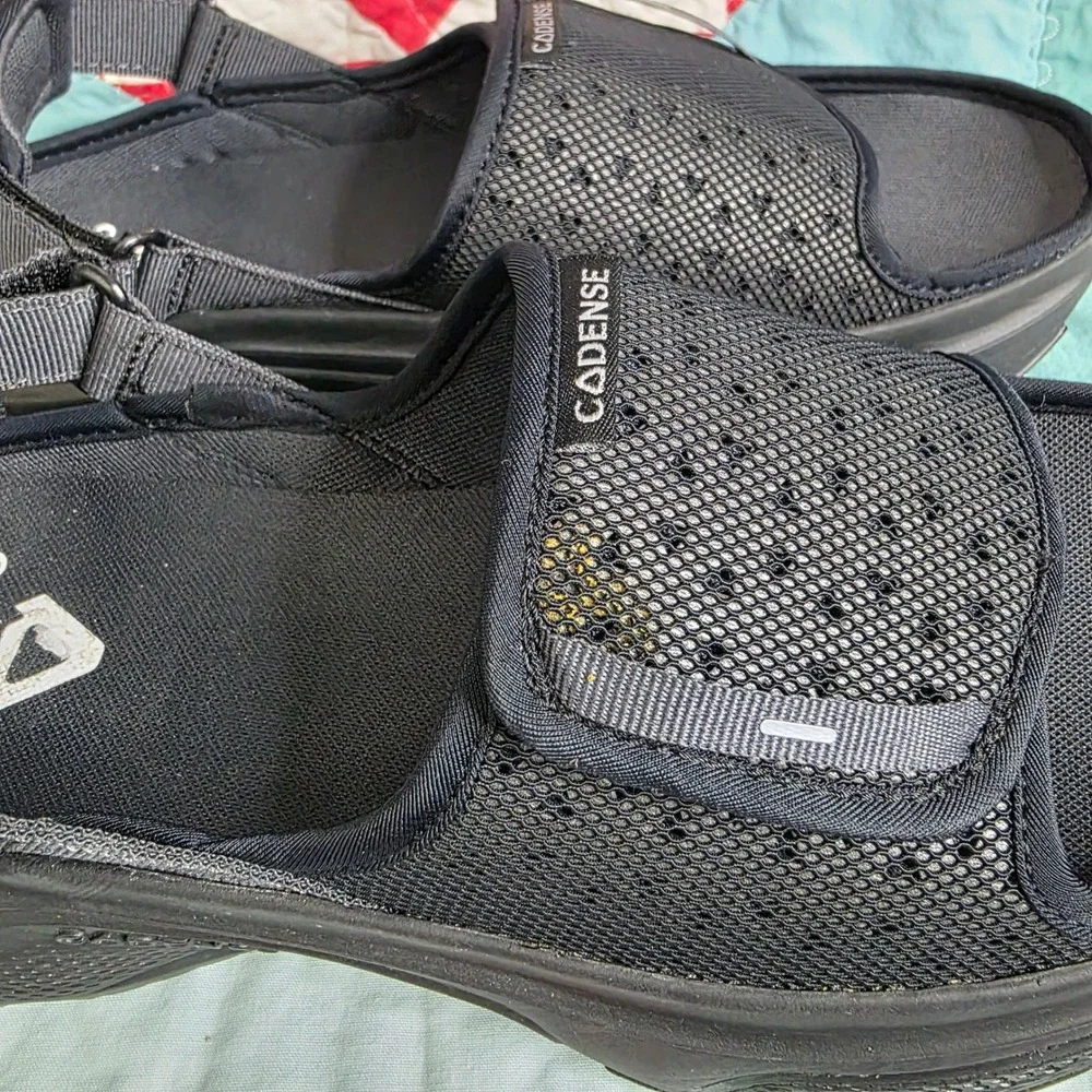 CADENSE Aerio Mens Sandal-Slide Hybrid Black AERIM10BLK US 10 Adaptive Walking